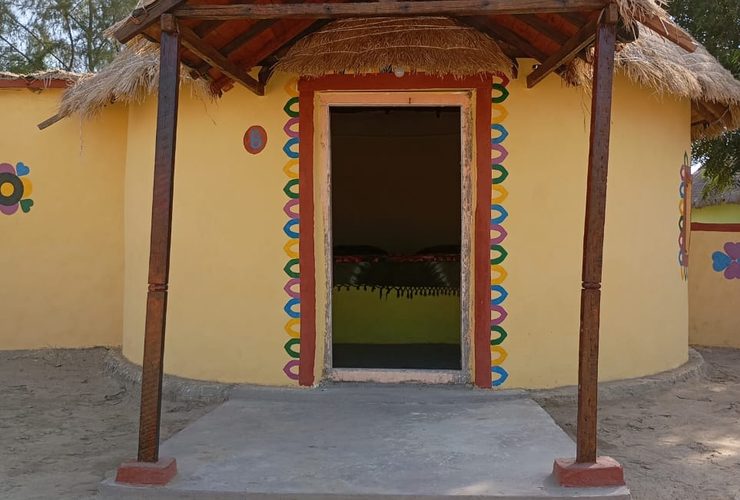 Traditional Bhunga at Rann Royal Stay